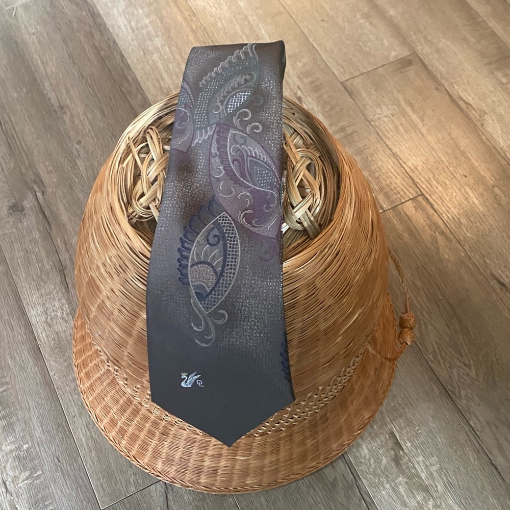 DON LOOER BEVERLY HILLS VTG SILK BLEND TIE